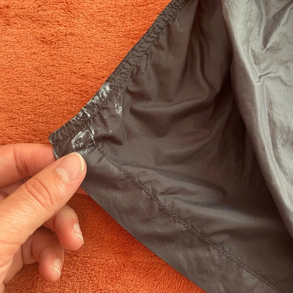 Rick Owens DRKSHDW Black Nylon Drawstring Shorts‎ Men's Size 09 Made in Italy - Picture 3 of 7